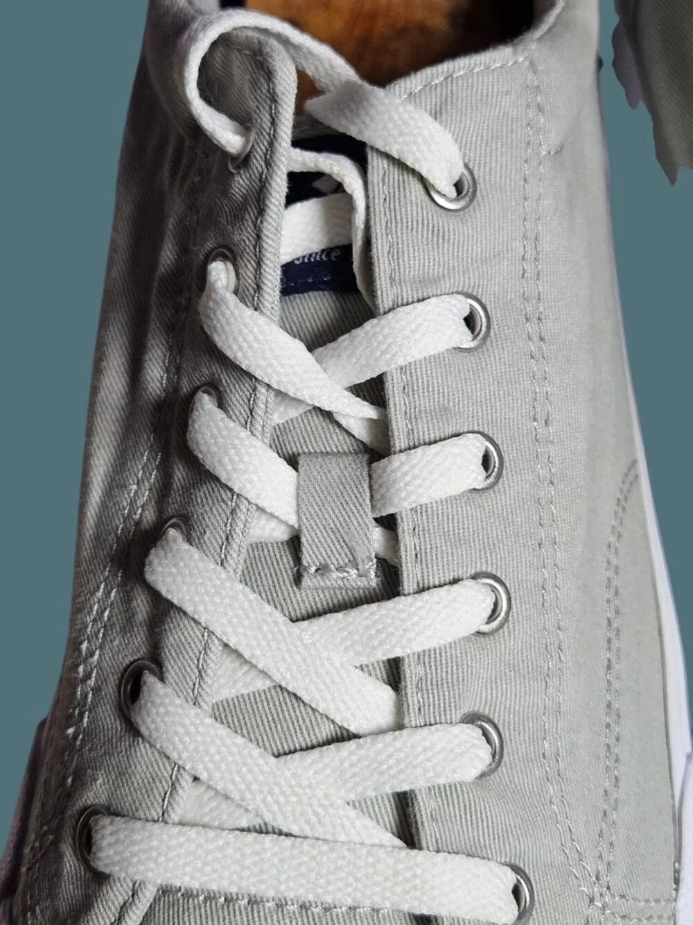 SPERRY Top Sider Striper II Retro CVO Light Gray Canvas Low Top Sneakers Men 13